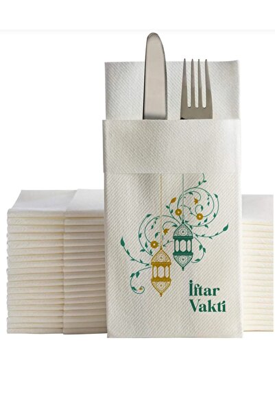 alenked Airlaid Cepli Peçete 40x40 20 Adet İftar Vakti