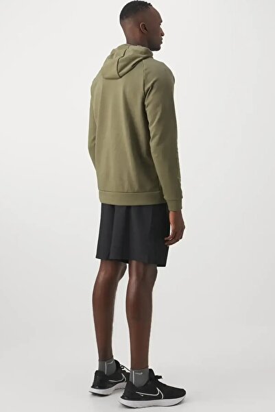 Nike Dri-Fit Pullover Training Hoodie Erkek Haki Spor Sweatshrit