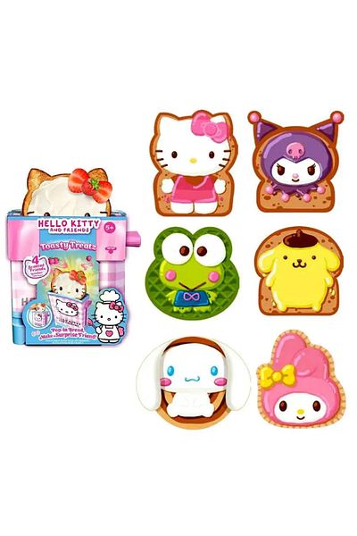 Cookeez Makery Hello Kitty and Friends Toasty Treatz, Assorted 1 Piece(Style May Vary)|Scented Plush
