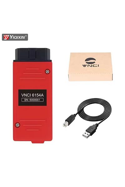 YIQIXIN Car Diagnostic Tool For VNCI 6154A ODIS 11 Support Latest Version Software And CAN FD DoIP Protoc...