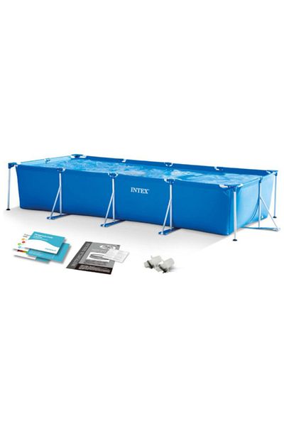Intex Rectangular Frame Pool Blue 7127 Liter
