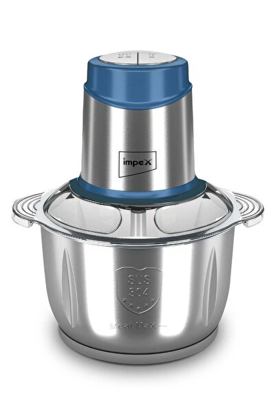 İMPEX Electric Food Chopper 5 Ltr- FC 3205, 2 Speed Meat Grinder, 6 Stainless Steel Blade 600W