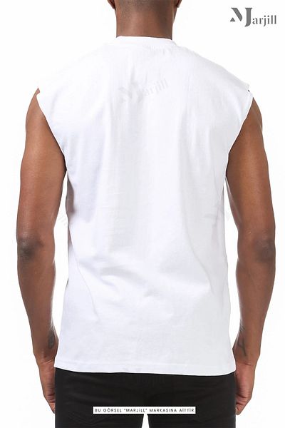 Marjill Αμάνικο μπλουζάκι Japan Printed Training Athlete Oversize