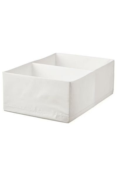 IKEA STUK Box with Compartments, White, 34x51x18 cm – Organized Storage by IKEA