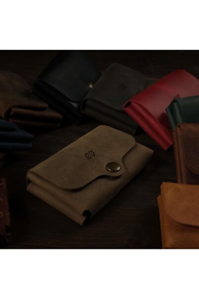 eonaks Шкіряний гаманець на кнопці: тонкий, стильний і функціональний гаманець