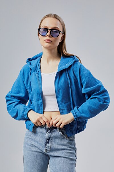 POSH & PURA البلوز الموسلين انغلق