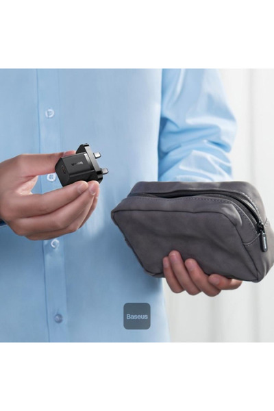 Baseus GaN5 Fast Charger(mini) 1 Type C - 30 W - UK - Cluster Black