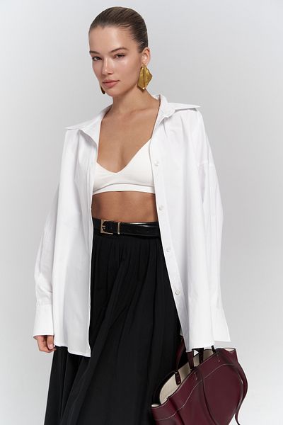 Mai Phoebe Oversize White Shirt
