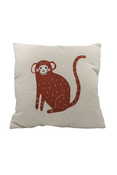 BM GİFT DESİGN Children's pillow, monkey pattern, 40x40 cm