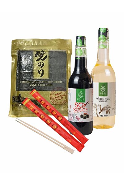 Wandobada Seafood Yosun Yaki Nori,Soya souce,White rice vinegar(Pirinç sirkesi)