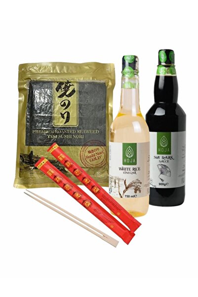 Wandobada Seafood Yosun Yaki Nori,White rice(Pirinç sirkesi),Soya dark sauce