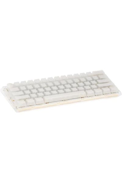 Ducky Ducky One 3 Mini Aura 60% Gaming Keyboard - Cherry Blue - White