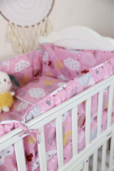 molody حاجز سرير الطفل مكون 7 قطع مقاس 120×60