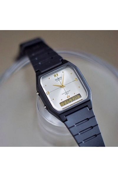 Casio Casio Unisex Analog-Digital Resin Band Watch AW-48HE-7AVDF