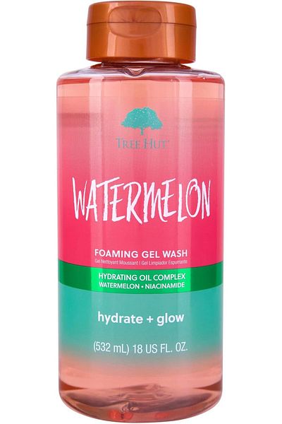 TreeHut Tree Hut Watermelon Nourishing, Moisturizing & Hydrating Foaming Gel Wash, 18 oz.