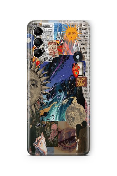 Multitronic Samsung Galaxy S23 Compatible Long Live Design Printed Transparen...