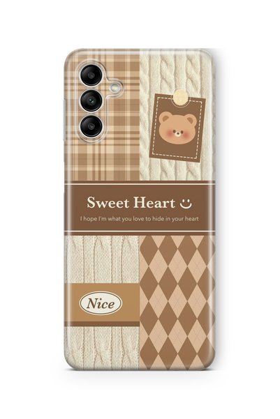 Multitronic Samsung Galaxy S23 Compatible Sweet Heart Design Printed Transpar...