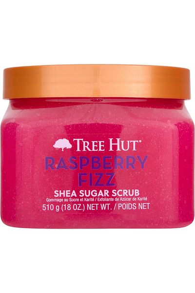 TreeHut Tree Hut Raspberry Fizz Shea Sugar Scrub - Exfoliating & Nourishing, 510g