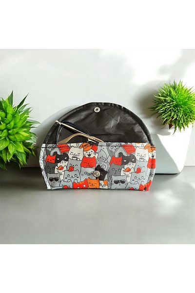 Moserini Patterned Glasses Case - Catlantis