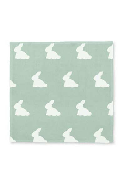 DEUX LAPINS 100% Cotton Muslin Baby Shoulder Diapers 5 Pack - Mono Lapin Matcha Green