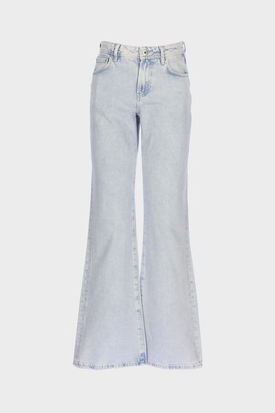 CROSS JEANS Light Blue Normal Waist Relax Bootcut Fit Jean Trousers C 4809-009