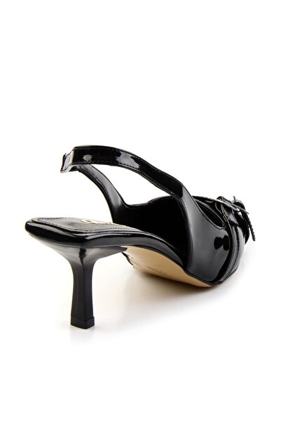 Bambi Siyah Kadın Klasik Topuklu Ayakkabı K01473010608