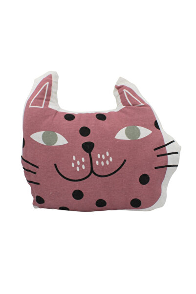 Koopman Pernă pentru copii, în formă de pisicuță cu cornițe, 35x40cm