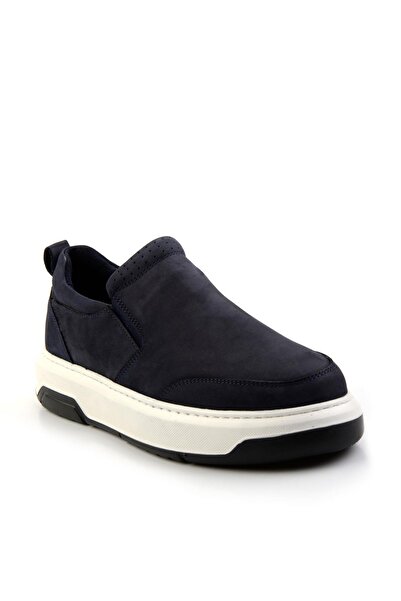 Bambi Lacivert Leather Erkek Casual Ayakkabı E01034307001