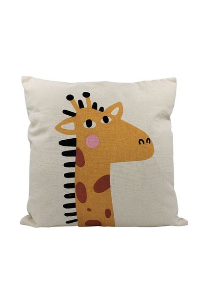 Koopman Children's pillow, giraffe pattern, 40x40 cm