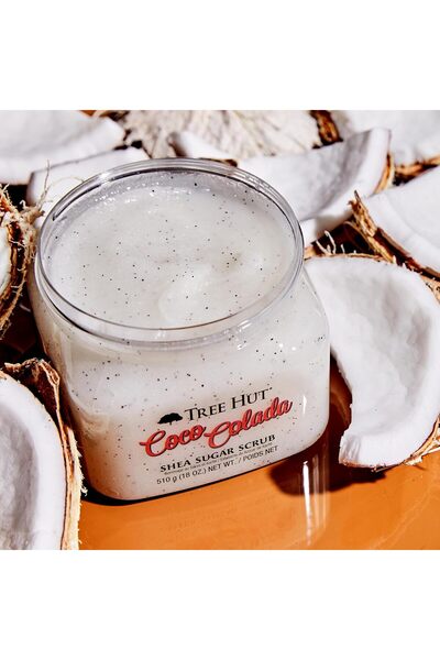 TreeHut Tree Hut Shea Sugar Scrub Coco Colada, 18 Fluid Ounce