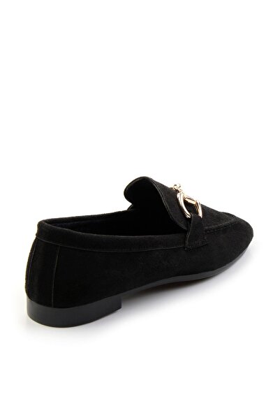 Bambi Siyah  Kadın Loafer Ayakkabı K01688011002