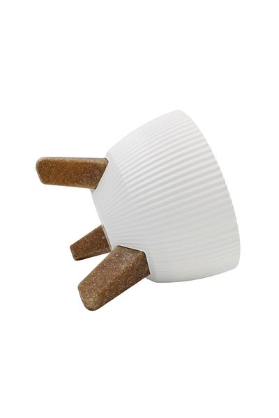 H&S collection Ghiveci Elegant Cu Trei Picioare, , Culoare Alb, Diametru 19 Cm