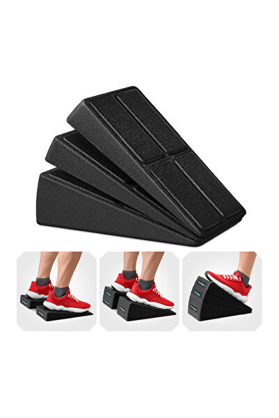 Champ Kit إسفين القرفصاء القابل للتعديل - لوح مائل، منصة مرتفعة بكعب غير قابل للانزلاق للقرفصاء وإعادة التأهيل