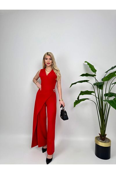 GİZONLY Rochie salopetă cu cataramă