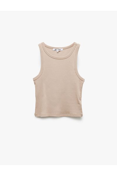 Koton Sleeveless Crew Neck Slim Fit Camisole Basic Undershirt