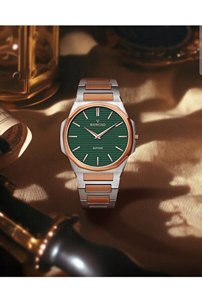 Raymond RYM-280273 ULTRA SLIM RAYMOND MEN'S WRISTWATCH - SAPPHIRE CRYSTAL AND 100% STAINLESS STEEL - 2 YEAR WARRANTY