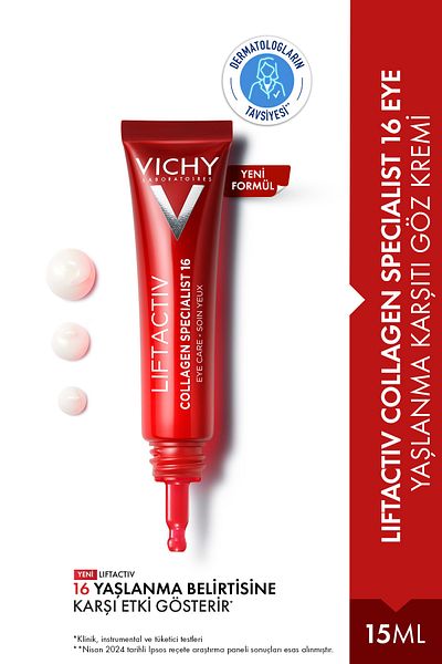 Vichy Liftactiv Collagen - 15ml Eye Care Cream Against Signs of Aging