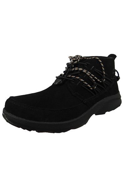 Keen Herren Sportliche Halbschuhe Winterschuhe Uneek Chukka 1026730 Schwarz Black/Black Leder mit KEEN.