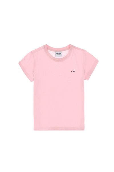 U.S. Polo Assn. Boy's Light Pink Basic Crew Neck T-Shirt 50306548 -Vr078