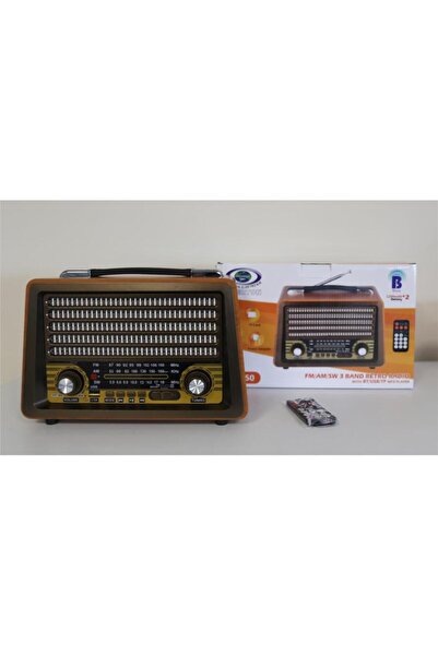 Everton Rt-750 Bluetooth Fm-Usb-Tf-Aux Şarjlı Nostaljik Radyo