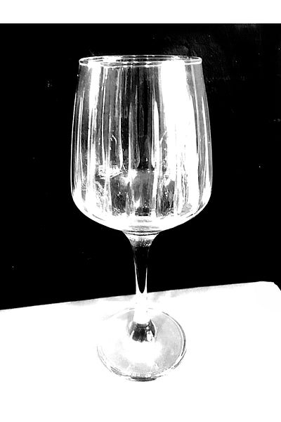 DECOSTYLE Lav Decorated Footed Glass Is Thrown into the Dishwasher