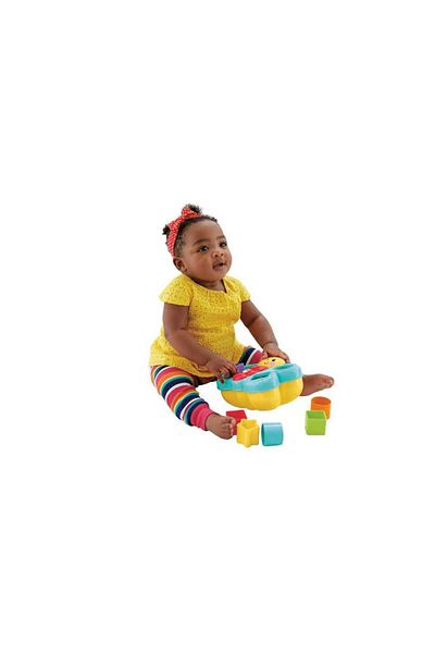 FISHER PRICE Fisher-Price Butterfly Shape Sorter, Baby Toy Blocks
