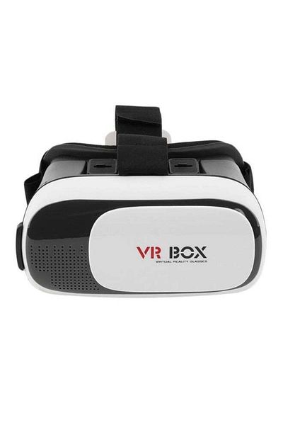Generic نظارات الواقع الافتراضي VR Box Virtaul باللونين الأبيض والأسود