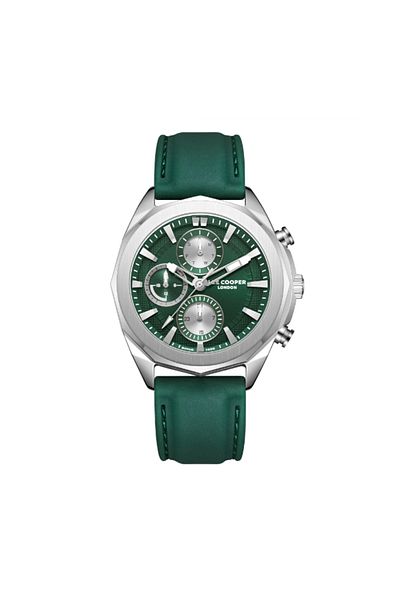 Lee Cooper Men Multi Function Dark Green Dial Watch - LC07990.377