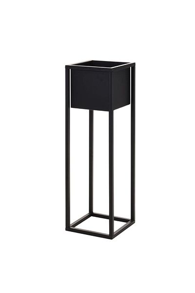 Koopman Ghiveci metalic negru pentru flori 70 cm