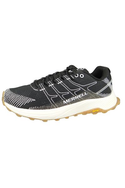 Merrell Herren Halbschuhe Wanderschuhe Moab Flight Solution Dye Trailrunning J067011 Schwarz Black/white Te
