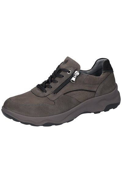 Waldläufer Herren Halbschuhe Halbschuhe H-Max 718006 300 Schwarz 696 Carbon Leder