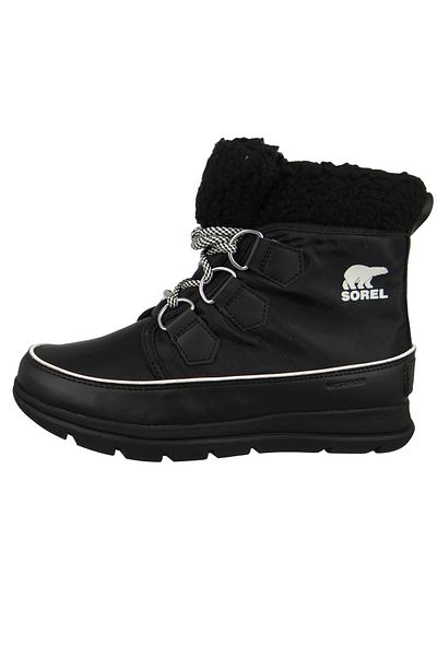 Sorel Explorer Carnival NL3040-010 Damen Winterstiefel Boot gefüttert Black Sea Salt Schwarz