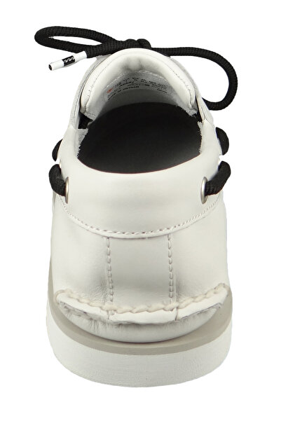 Timberland Herren Elegante Halbschuhe Classic Boat Ca2a87 Tb0a2a87l77 Weiß White Full Grain Leder Mit Eva