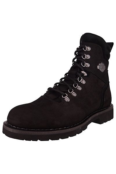 Harley Davidson Herren Bikerboots Stiefelette Bannack D96239 Schwarz Black Leder